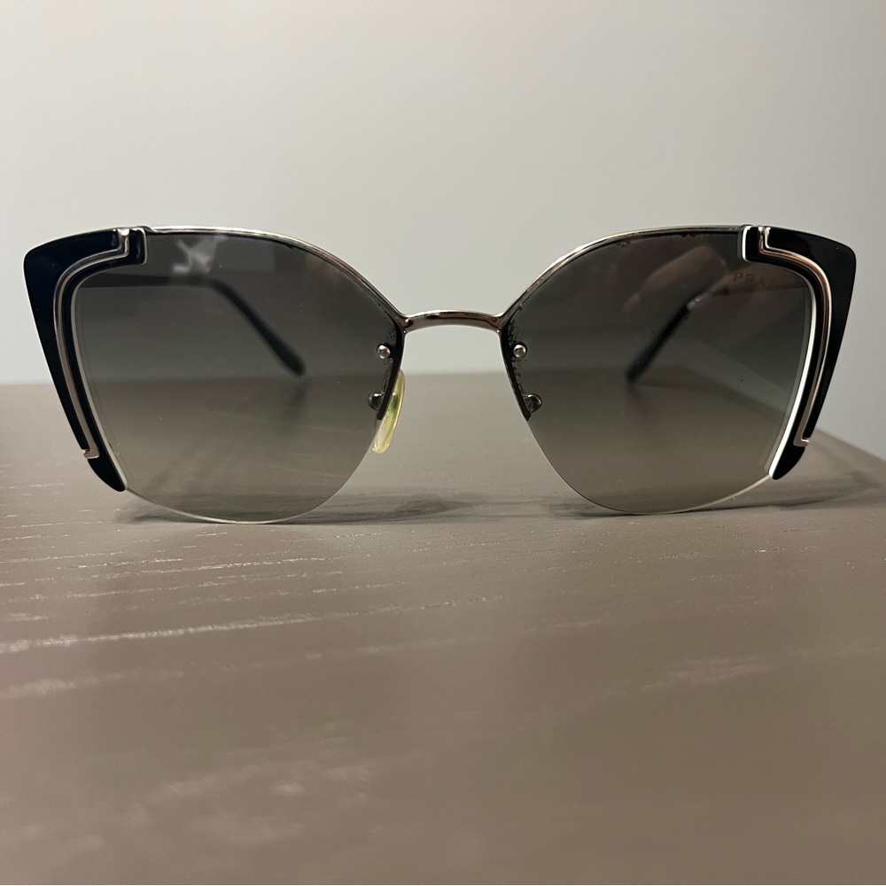 Prada Grey Gradient Glasses